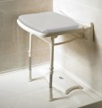 Padded Fold Up Shower Seat Gray Pad AKW-02000P