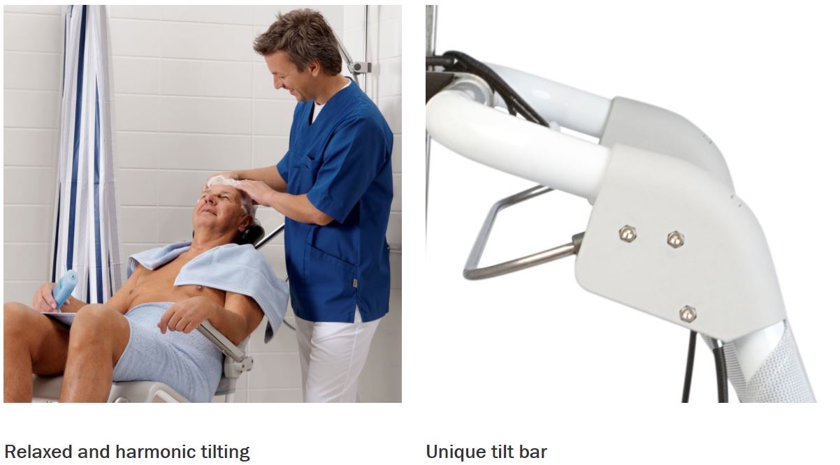 Etac Swift Mobile Tilt Shower Chair CareProdx